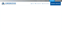 Desktop Screenshot of cornerstoneinspections.net